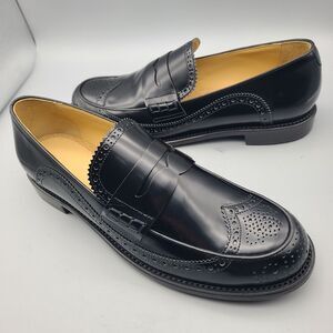 Classic Black Leather Loafers